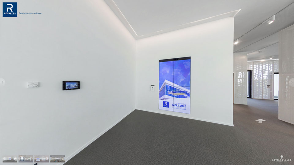 Virtueel bezoek Experience Room - Reynaers aluminium